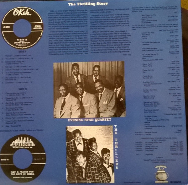 Little Joe Cook And The Thrillers : A Blast From The Past (LP, Comp)