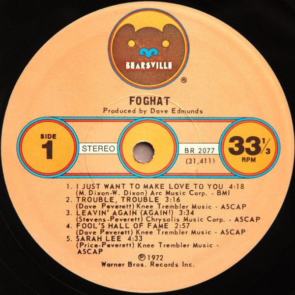 Foghat : Foghat (LP, Album, Los)