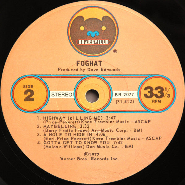 Foghat : Foghat (LP, Album, Los)