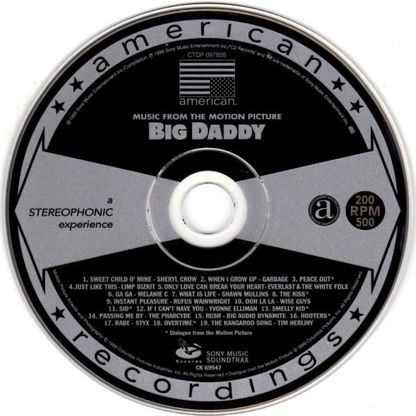 Various : Big Daddy • Music From The Motion Picture (CD, Comp)