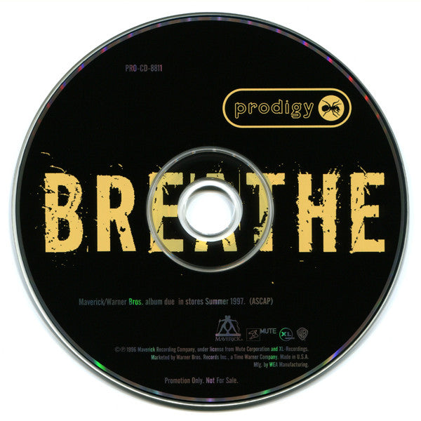 The Prodigy : Breathe (CD, Single, Promo)