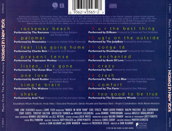 Various : Naked In New York (Music From The Motion Picture) (CD, Album)