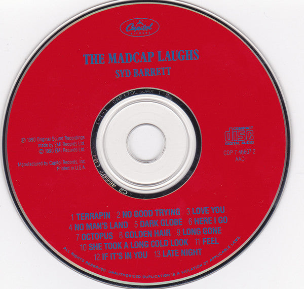 Syd Barrett : The Madcap Laughs (CD, Album, RE)