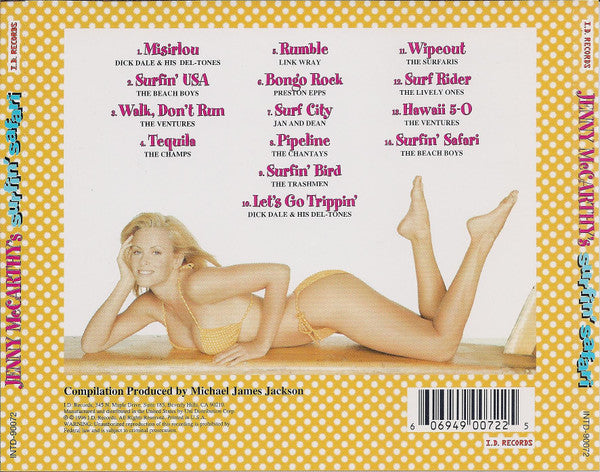 Various : Jenny McCarthy's Surfin' Safari (CD, Comp)