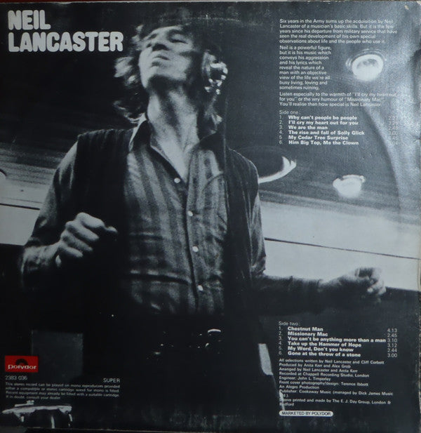 Neil Lancaster : Neil Lancaster (LP, Album)