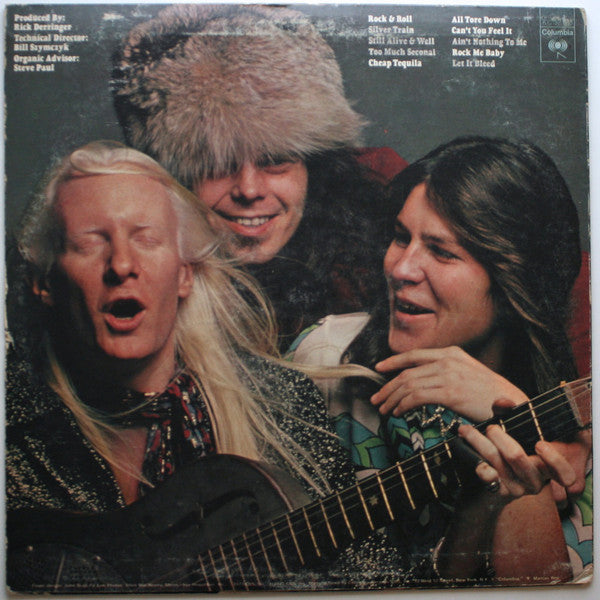 Johnny Winter : Still Alive And Well (LP, Album, Pit)