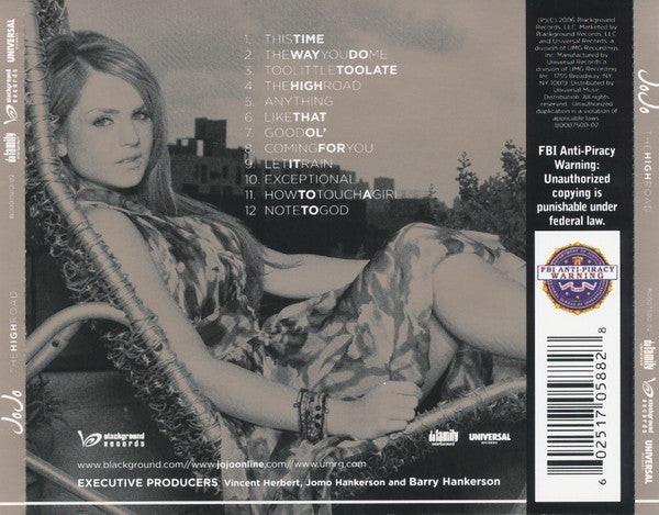 JoJo (3) : The High Road (CD, Album)