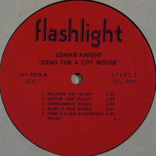 Lonnie Knight : Song For A City Mouse (LP, Album)