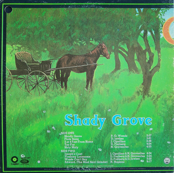 Quicksilver Messenger Service : Shady Grove (LP, Album, Gat)