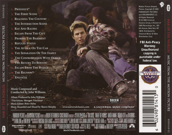 John Williams (4) : War Of The Worlds (Music From The Motion Picture) (CD, Album)