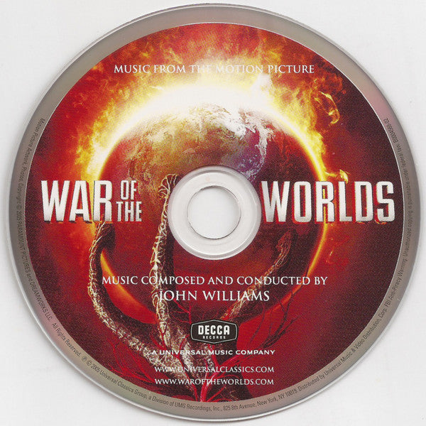 John Williams (4) : War Of The Worlds (Music From The Motion Picture) (CD, Album)