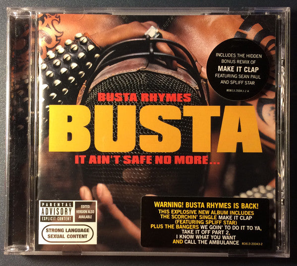 Busta Rhymes : It Ain't Safe No More... (CD, Album)