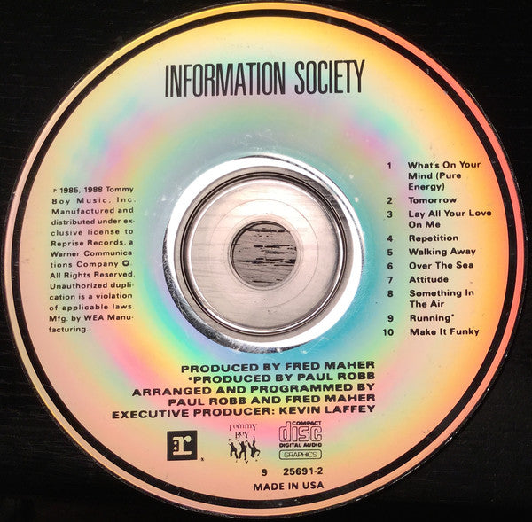 Information Society : Information Society (CD+G, Album, RE)