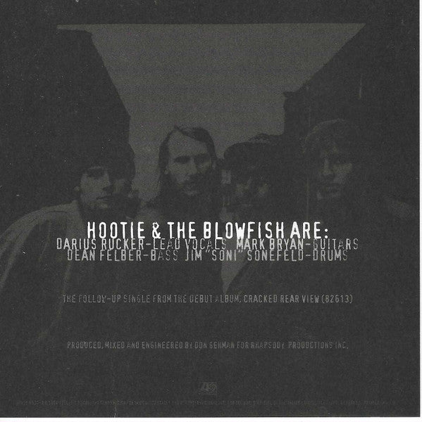 Hootie & The Blowfish : Hannah Jane (CD, Single, Promo)