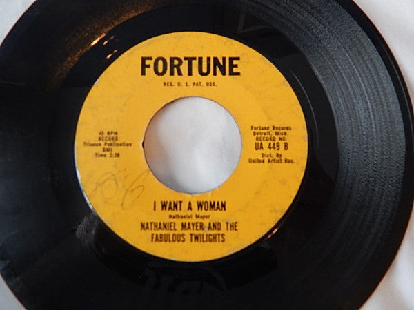 Nathaniel Mayer And His Fabulous Twilights : Village Of Love (7", Single)