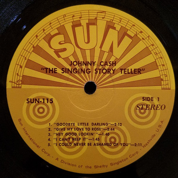 Johnny Cash & The Tennessee Two : The Singing Story Teller (LP, Album, Comp)