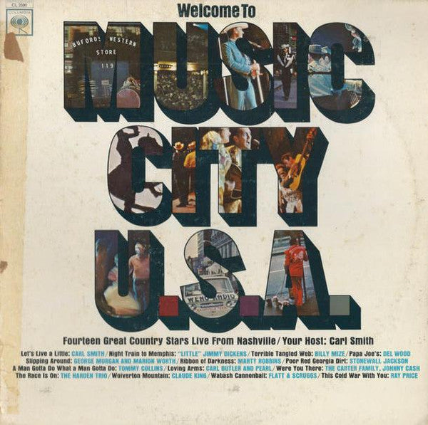 Various : Welcome To Music City U.S.A. (LP, Comp, Promo)