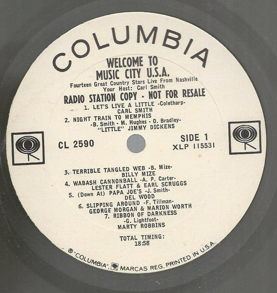 Various : Welcome To Music City U.S.A. (LP, Comp, Promo)