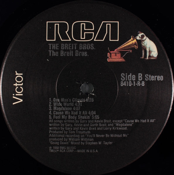 The Breit Bros. : The Breit Bros (LP, Album)
