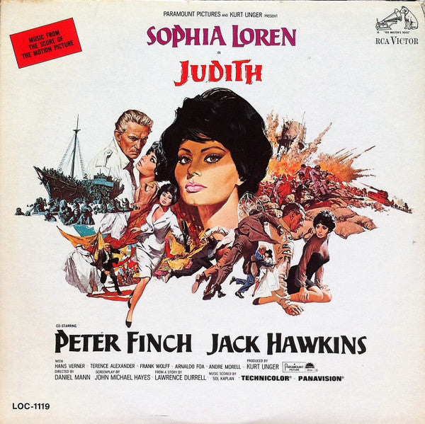 Sol Kaplan : Judith (Music From The Score Of The Motion Picture) (LP, Album, Mono)