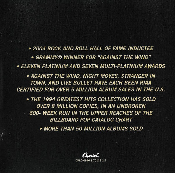 Bob Seger : Essential Seger (CD, Comp, Promo)