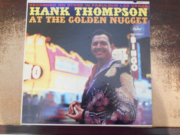 Hank Thompson With Hank Thompson and His Brazos Valley Boys : Hank Thompson At The Golden Nugget (LP, Album, Mono, RP)