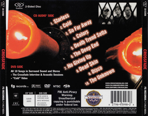 Crossfade (5) : Crossfade (Hybrid, DualDisc, Album)