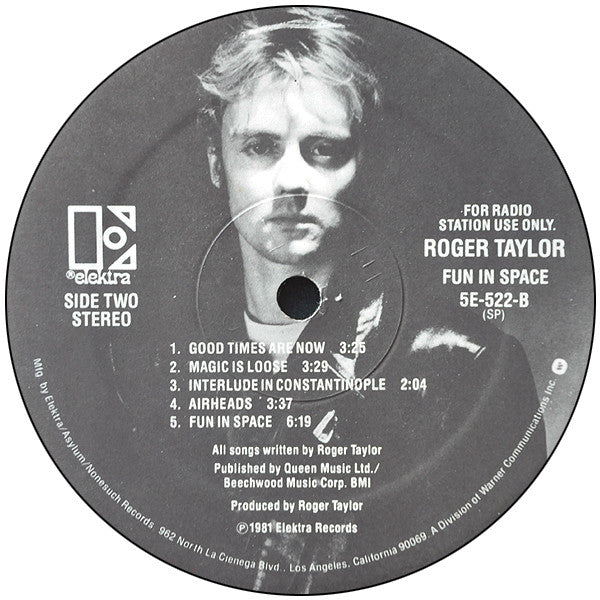 Roger Taylor : Roger Taylor's Fun In Space (LP, Album, Promo, Spe)