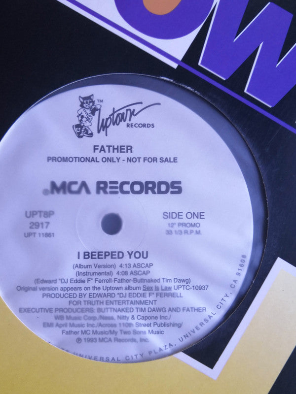 Father MC : I Beeped You (12", Promo)