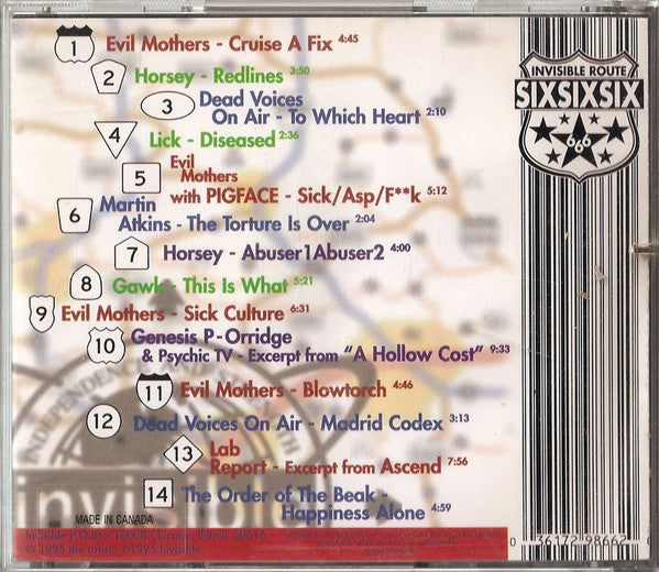 Various : Invisible Route SixSixSix (CD, Comp)