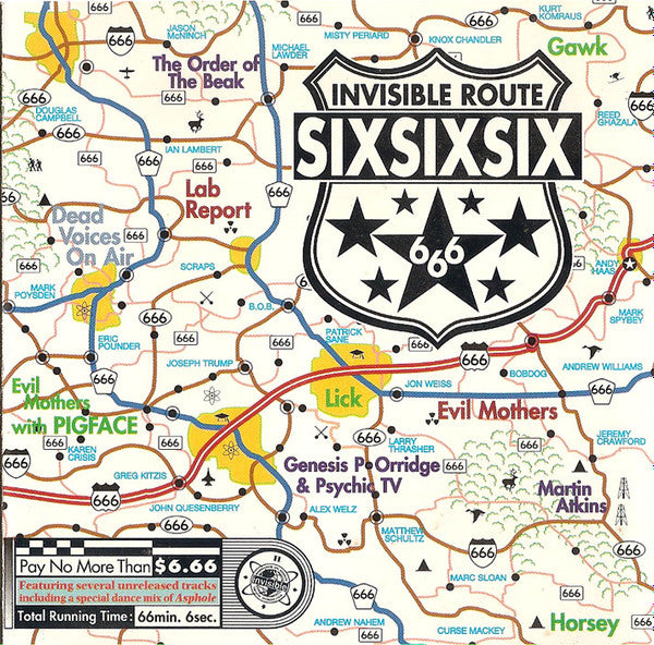 Various : Invisible Route SixSixSix (CD, Comp)