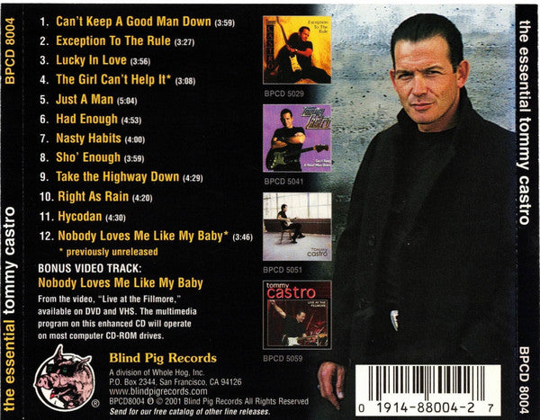 Tommy Castro : The Essential (CD, Comp, Enh)