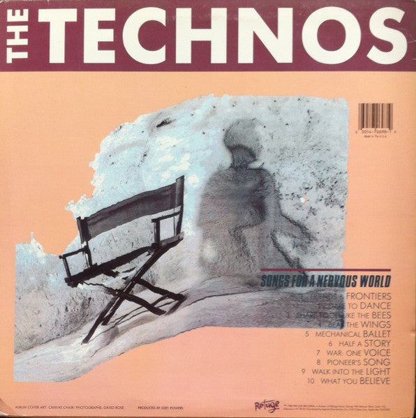 The Technos : Songs For A Nervous World (LP, Album)