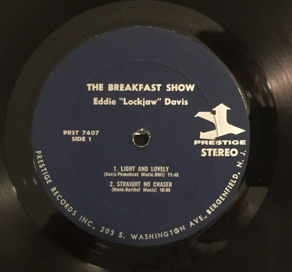 Eddie "Lockjaw" Davis With Johnny Griffin And Junior Mance : The Breakfast Show (Recorded Live At Mintons) (LP, Album, RE, RM)