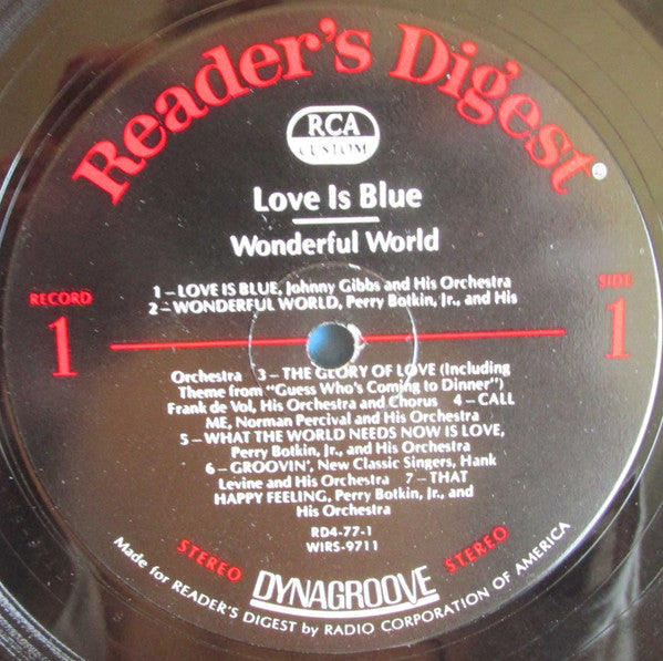 Various : Love Is Blue, Music In A Mellow Mood (4xLP, Album, Comp + Box)
