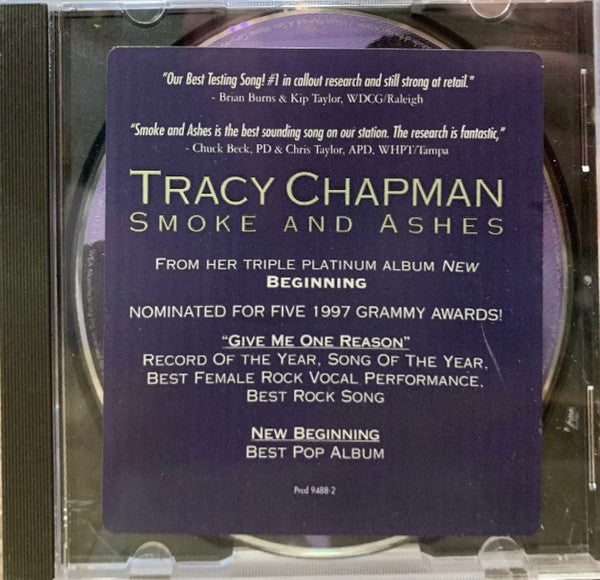 Tracy Chapman : Smoke And Ashes (CD, Ltd, Promo)