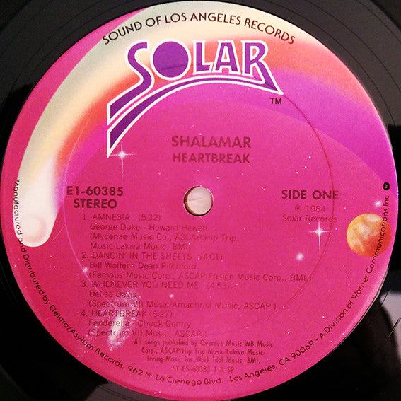 Shalamar : Heartbreak (LP, Album)