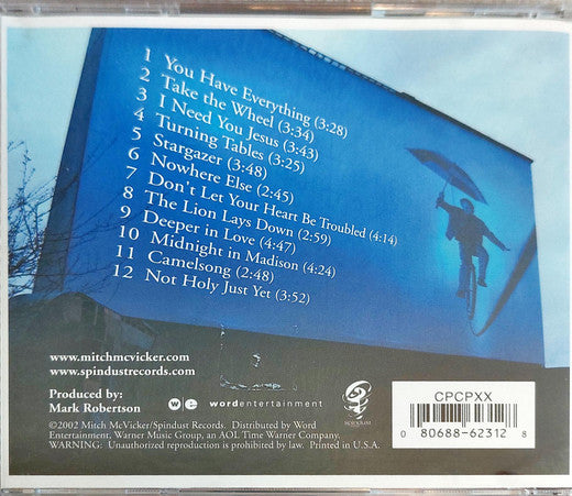 Mitch McVicker : Without Looking Down (CD, Album)