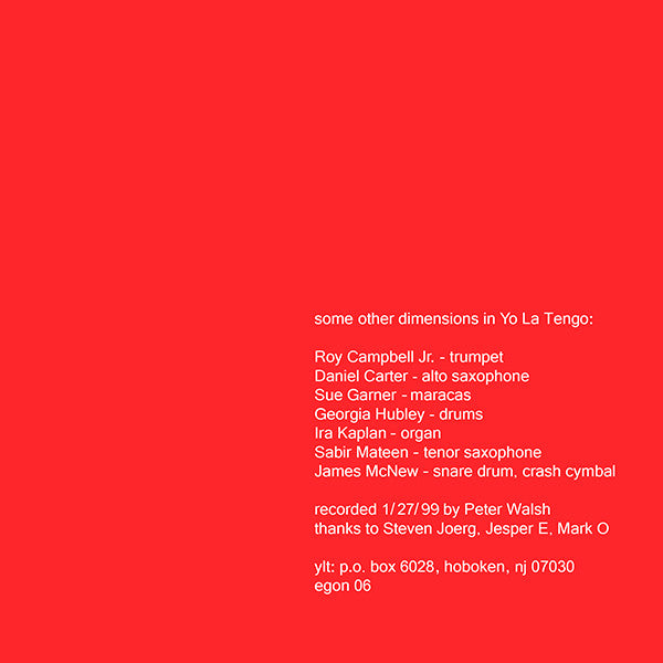 Other Dimensions In Music / Yo La Tengo : Some Other Dimensions In Yo La Tengo (2x7")