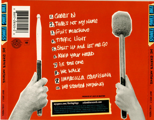 The Ting Tings : We Started Nothing (CD, Album, Red)