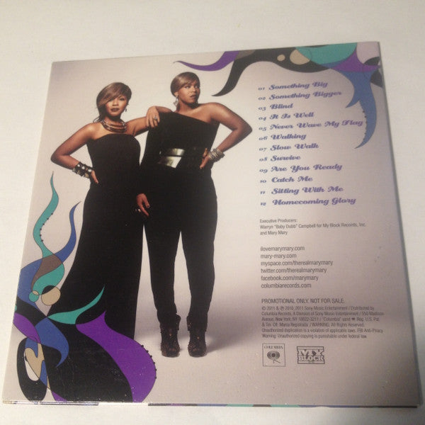 Mary Mary : Something Big (CD, Album, Promo)