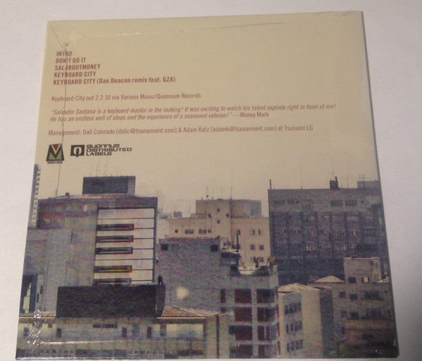Salvador Santana : Keyboard City - Preview (CD, Promo, Smplr)