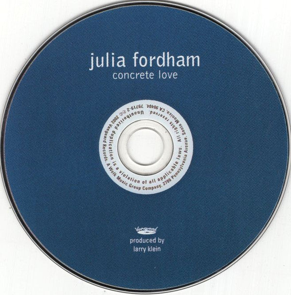 Julia Fordham : Concrete Love (CD, Album)