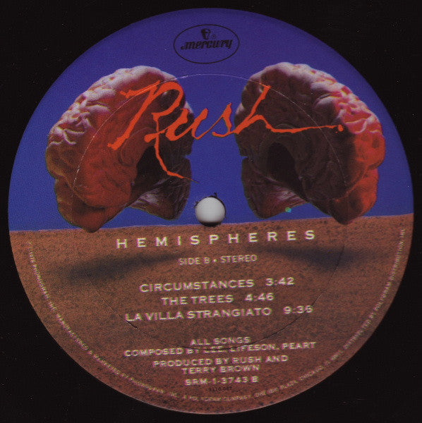Rush : Hemispheres (LP, Album, Gat)