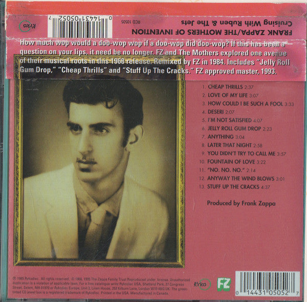 Frank Zappa / The Mothers : Cruising With Ruben & The Jets (CD, Album, RE, RM)