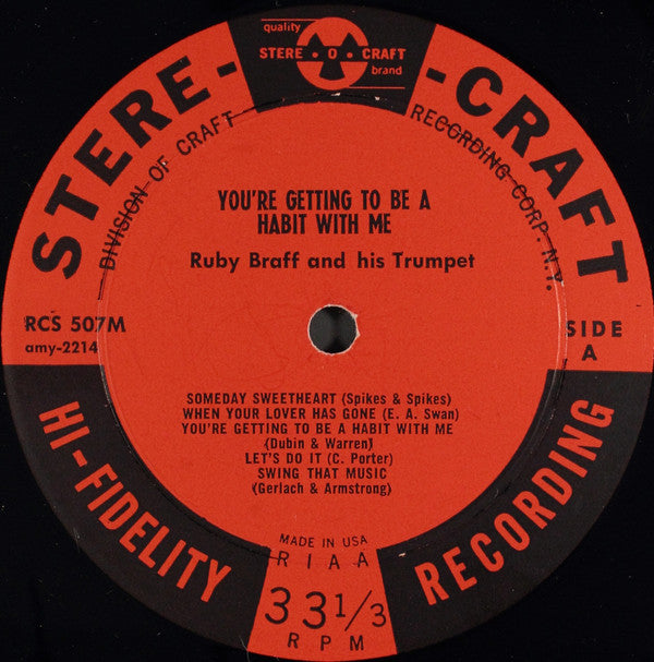 Ruby Braff : You're Getting To Be A Habit With Me (LP, Mono)