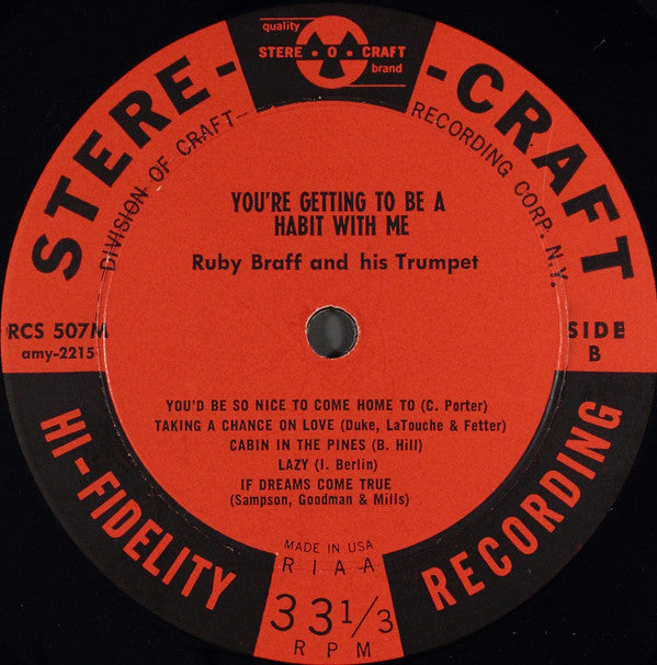 Ruby Braff : You're Getting To Be A Habit With Me (LP, Mono)