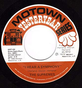 The Supremes : Nothing But Heartaches / I Hear A Symphony (7", RE)