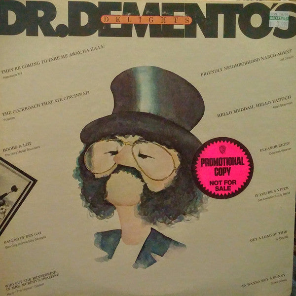 Various : Dr. Demento's Delights (LP, Comp, Promo)