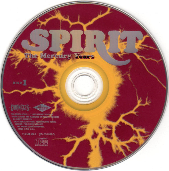 Spirit (8) : The Mercury Years (2xCD, Comp)